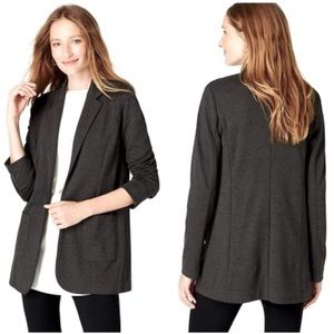 J. Jill Ponte Open Front Cardigan gray xs